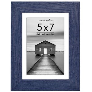 Americanflat Wide Molding Picture Frame with Mat - 1 of 4