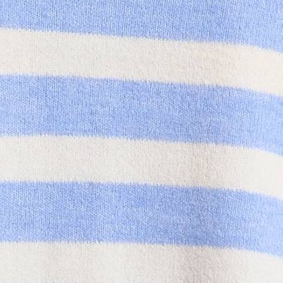 Periwinkle Blue/Cream Stripe