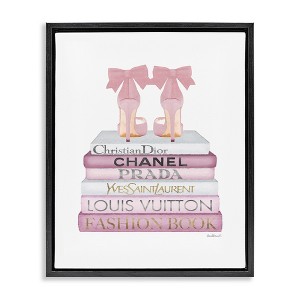 Stupell Industries Pastel Pink Heels & Books, 25" x 31" - 1 of 4