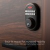 ZACHVO Keyless Entry Deadbolt Lock, Electric Door Locks with Keypads, Oil Rubbed Bronze - 2 of 3