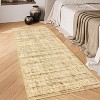 Modern Abstract Area Rug – Washable, Low Pile, Stain-Resistant, Non-Slip Striped Carpet for Bedroom or Living Room - 3 of 4