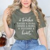 Simply Sage Market Women's A Teacher Touches A Heart Short Sleeve Graphic Tee - 2 of 2