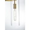 Elegant Lighting Savant 4.5 Inch Wall Sconce Clear Shade in Satin Gold - 4 of 4