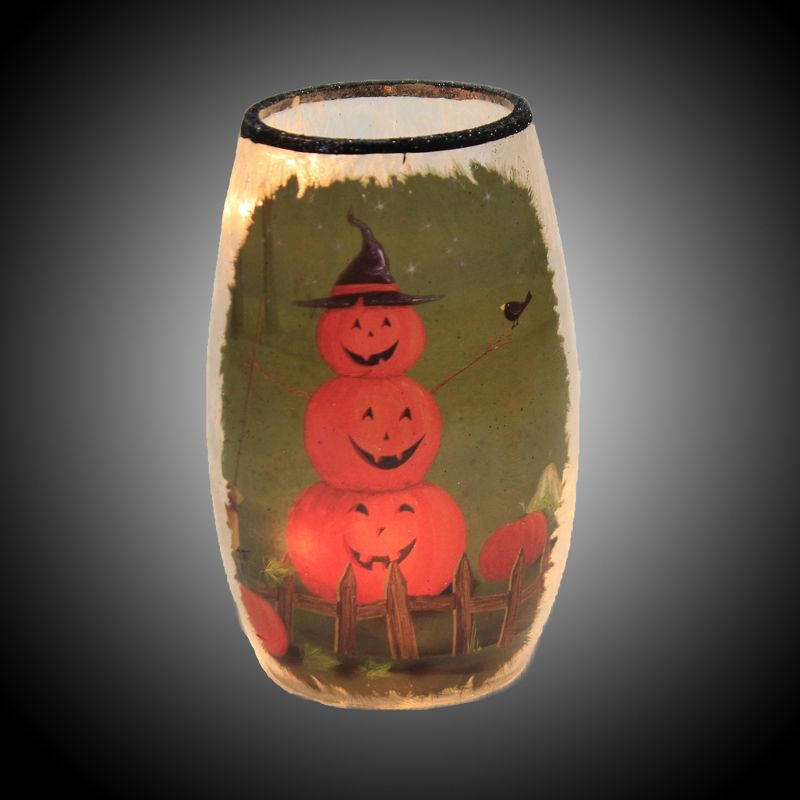 Stony Creek 5.0 Inch Halloween Pre-Lit Small Vase Electric Spooky Novelty Sculpture Lights, 2 of 4