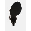 Nidara Studded Real Leather Kitten Women Sandals - 3 of 4