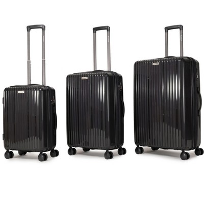 Coolife Luggage Sets 3 Piece,Luggage Set PP Material Travel Suitcase Set With Spinner Wheels for Men Women, 20''/24''/28''