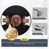 WOWOW Single Handle 5-Spray Tub and Shower Faucet 1.8 GPM with High Pressure Showerhead in (Valve Included) - 4 of 4