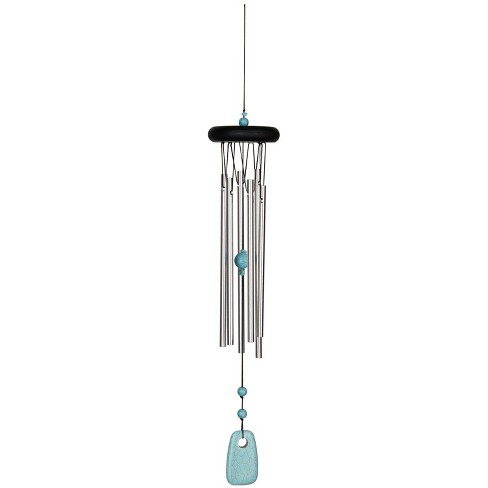 Woodstock Chimes Signature Collection, Woodstock Chakra Chime, 17'' Turquoise Wind Chime CCT - image 1 of 3