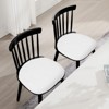 Bekrvio Windsor Dining Chair-Farmhouse Solid Wood Spindle Back Side Chair Mid-Century Modern Black Armless Kitchen Chair for Dining Room Restaurant - 3 of 4