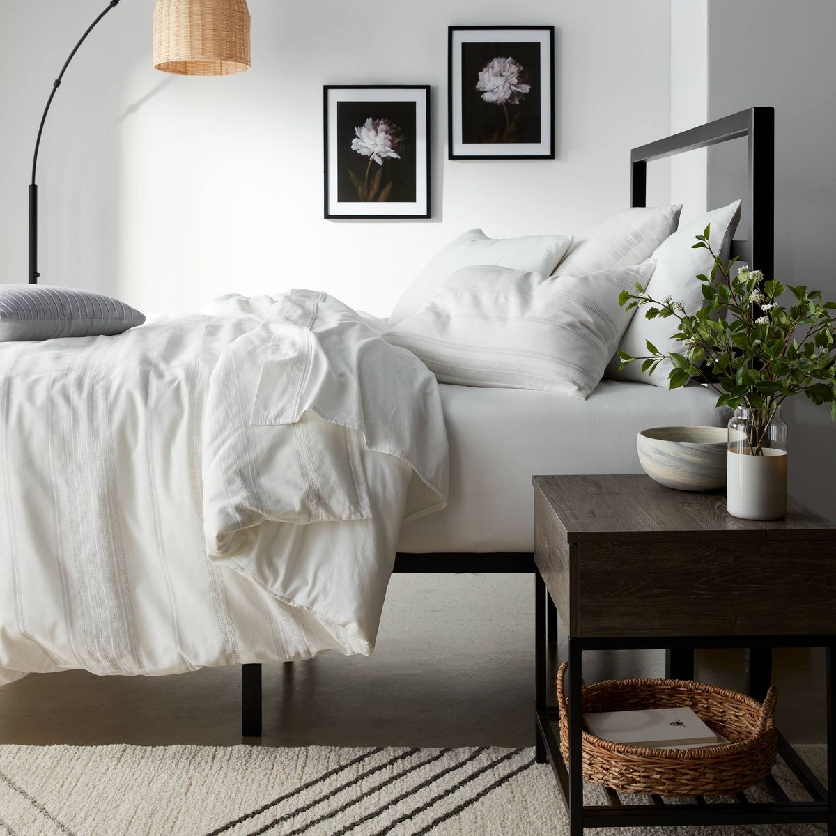 Cotton Woven Stripe Duvet Cover & Sham Set - Threshold™ - thumbnail 10