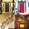 6ft Pre-Lit Christmas Garland with 20 LED Lights, Pinecones, Red Berries & Poinsettias - 3 of 4