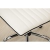 Vynxaria Fremo Chromel Adjustable Air Lift Office Chair - 3 of 4