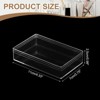 Unique Bargains Acrylic Cube Storage Collectible Display Boxes 2 Pcs Clear - 2 of 4