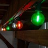 Novelty Lights 25 Feet G40 LED Patio String Light Set with 25 Bulbs, Weather Resistant Shatterproof Replaceable Globe Bulbs, Green Wire - 3 of 4