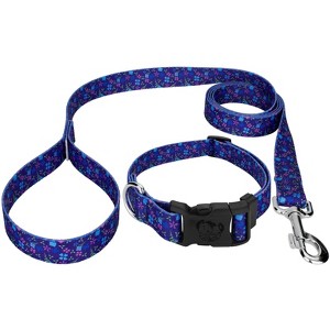 Country Brook Petz Deluxe Dog Collar and Leash Floral Collection - 1 of 4