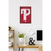 Trends International MLB Philadelphia Phillies - Logo 25 Framed Wall Poster Prints - 2 of 4
