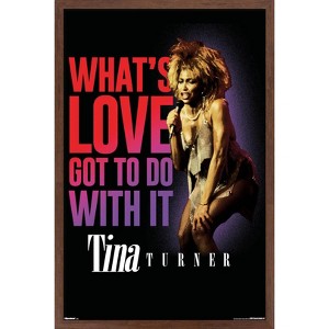 Trends International Tina Turner - What's Love Got To Do With It Framed Wall Poster Prints - 1 of 4