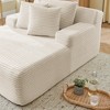 KTMBDW Sleeper Chair with Pillow, Comfy Floor Sofa Lounge, Lazy Sofa Chair for Living Room Bedroom - 4 of 4