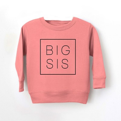 The Juniper Shop Big Sis Square Toddler Graphic Sweatshirt