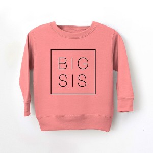 The Juniper Shop Big Sis Square Toddler Graphic Sweatshirt - 1 of 2