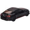BMW M4 CSL Black Sapphire with Carbon Top and Red Stripes Limited Edition to 2760 pieces 1/64 Diecast Model Car by Mini GT - 3 of 4