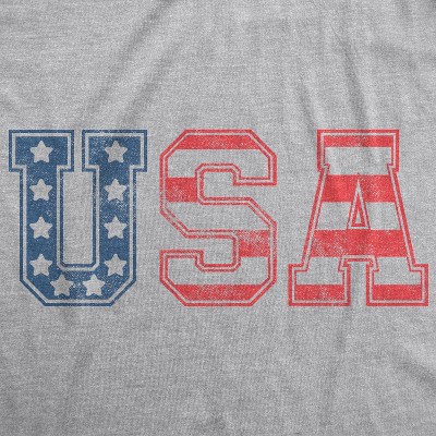 Мужские футболки Crazy Dog T-Shirts, Inc. Mens USA Vintage T Shirt 4th Of July Independence Day T Shirt Patriotic America - Crazy Dog Men's T Shirt For Fourth Of July Light Grey L — фото 2