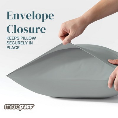 King Size Sage Blue Organic Cotton Microfiber Bedding Set