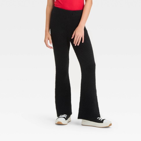 Girls' Ribbed Cozy Flare Sweater Pant - art class™ - image 1 of 4