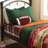 C&F Home Football Shaped Hooked Game Day Accent Pillow, 10.5" x 18" - 4 of 4