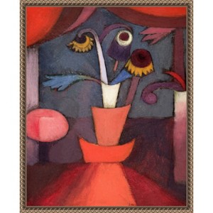 Amanti Art Autumn Flower 1922 by Paul Klee Canvas Wall Art Print Framed 16 x 20-in. - 1 of 4