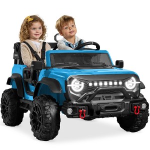 Best Choice Products Kids 24V 2-Seater Electric Ride-On Car Truck w/ Parent Control, Bluetooth, LED Lights - 1 of 4