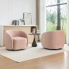 SEYNAR Modern Glam Velvet Upholstered 360 Degree Swivel Accent Armchair Set of 2 - 2 of 4
