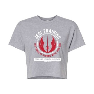 Women's - Star Wars - Jedi Training Cropped Graphic T-Shirt - 1 of 4