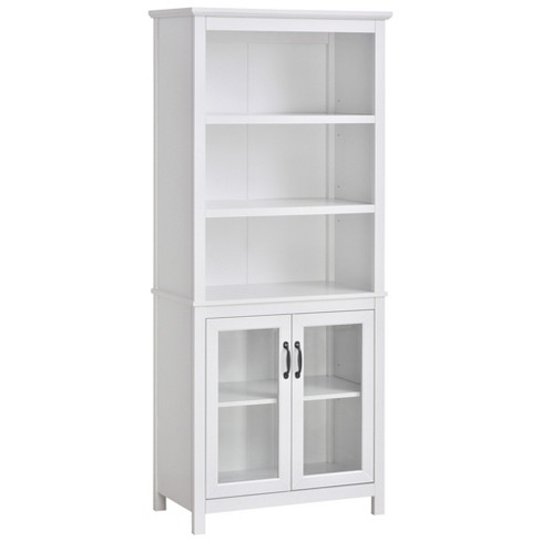 Bookcase with store glass doors target