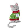 Bucilla Felt Ornaments Applique Kit Set Of 6-Cats In Ugly Sweaters - 3 of 4