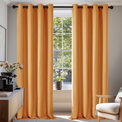 Deconovo Grommet Curtains 2 Panels, Thermal Insulated, 38"W