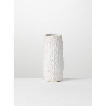Sullivans Embossed Ceramic Vase