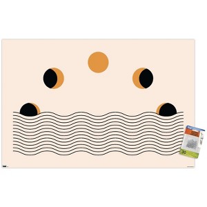 Trends International Abstract Moon Phases Unframed Wall Poster Prints - 1 of 4