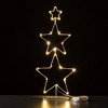 18.75"H Sullivans Christmas Lighted Stacked Gold Stars, Indoor Christmas Decor - 4 of 4