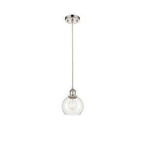 Athens - 1 Light Mini Pendant In Industrial Style-9.88 Inches Tall and 6 Inches Wide - 1 of 1