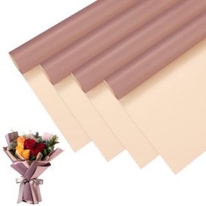 Unique Bargains Waterproof Durable Floral Wrapping Paper 1 Pc - 1 of 4