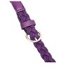 INSPIRE CHIC Women's Skinny Braided Adjustable Pin Buckle Belt - 3 of 4