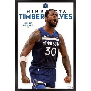 Trends International NBA Minnesota Timberwolves - Julius Randle Feature Series 25 Framed Wall Poster Prints - 1 of 4
