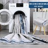 Washable Area Rug – Modern Minimalist Distressed Non-Slip Low Pile Stain-Resistant Floor Carpet for Living Room, Bedroom, Dining - 2 of 4