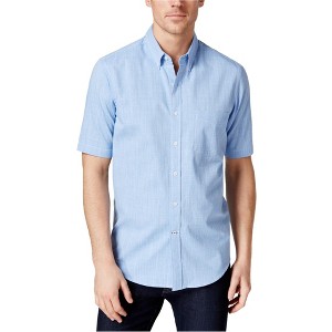 Club Room Mens Mirco-Check Button Up Shirt - 1 of 1