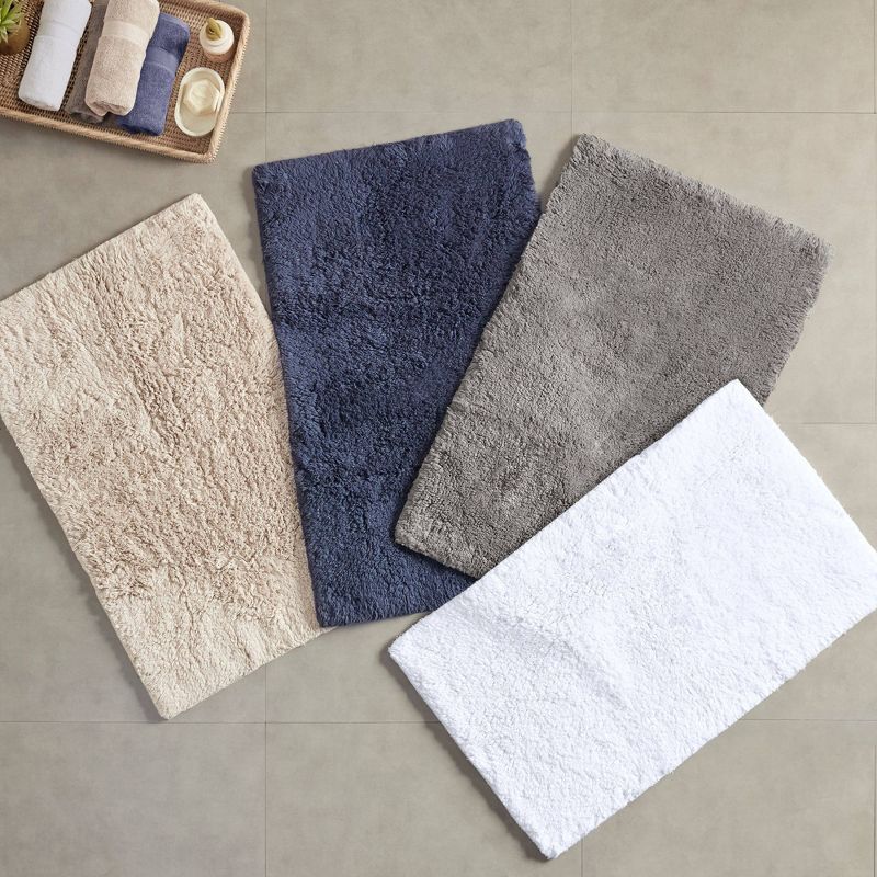 2pk Ritzy Cotton Solid Tufted Bath Rug Set, 5 of 8