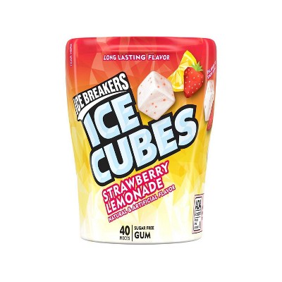 Ice Breakers Ice Cubes Strawberry Lemonade Gum - 3.24oz
