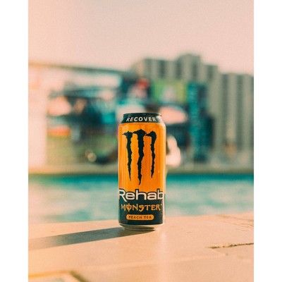 Monster Rehab, Peach Tea  Energy - 15.5 fl oz Can