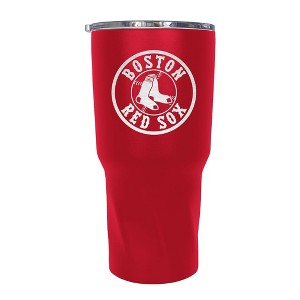 MLB Boston Red Sox 30oz Stainless Steel Travel Tumbler: Portable Drinkware, Acrylic Lid - 1 of 2