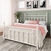Allewie 14 Inch Metal Platform Bed Frame with Victorian Vintage Headboard and Footboard / Mattress Foundation / Under Bed Storage / No Box Spring Needed / Easy Assembly / Noise-Free - 3 of 4